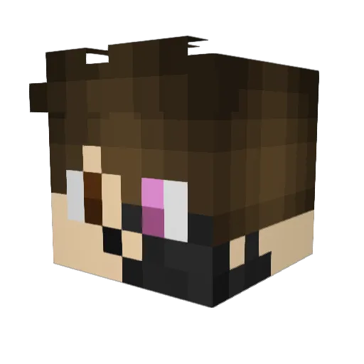 DevonteGrande Minecraft avatar head, 3D render
