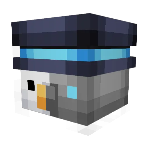 DevooYT Minecraft avatar head, 3D render