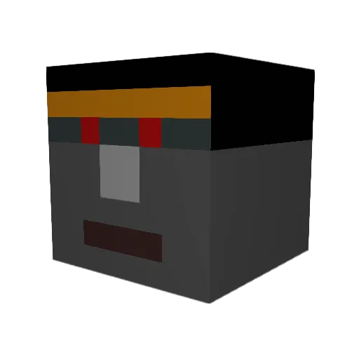 DevoraiTheGooner Minecraft avatar head, 3D render