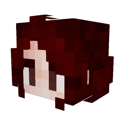 Devotedly Minecraft avatar head, 3D render