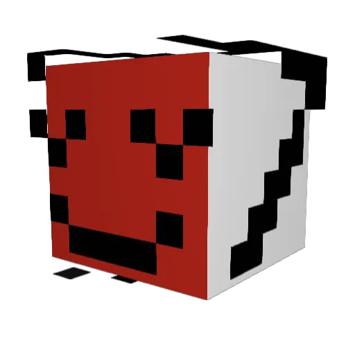 Devour0 Minecraft avatar head, 3D render
