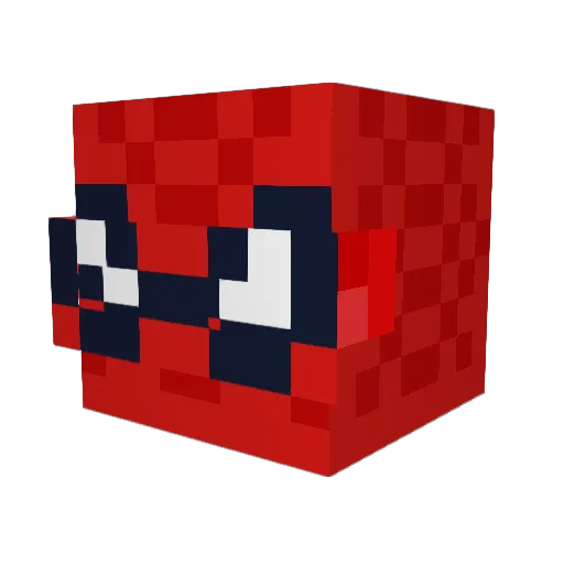 Devster123 Minecraft avatar head, 3D render