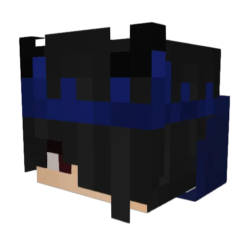 Devstry Minecraft avatar head, 3D render