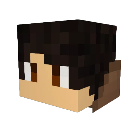 Devx360 Minecraft avatar head, 3D render