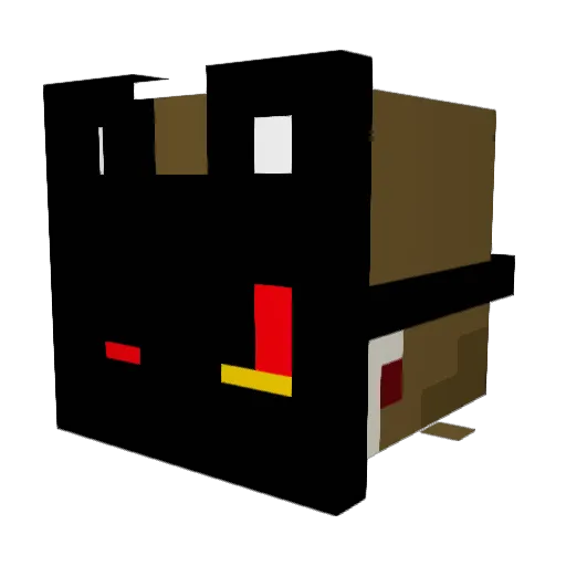 Dew5060 Minecraft avatar head, 3D render