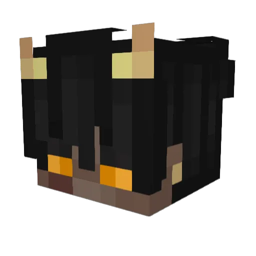 DewSSR Minecraft avatar head, 3D render