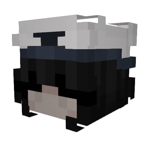 DeweyHaze Minecraft avatar head, 3D render
