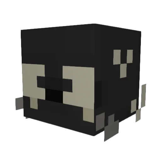 Dewi_k Minecraft avatar head, 3D render