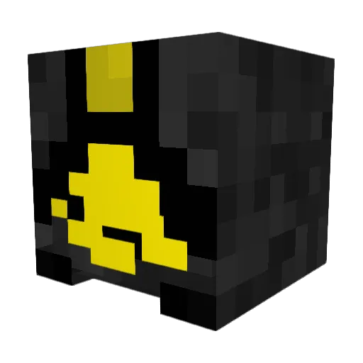 Dewo01 Minecraft avatar head, 3D render