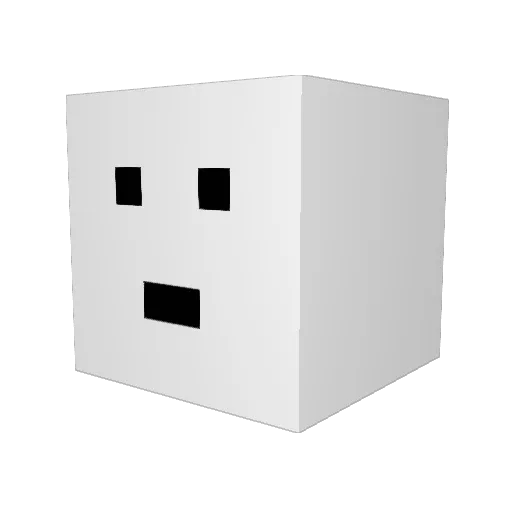 DewsynX Minecraft avatar head, 3D render