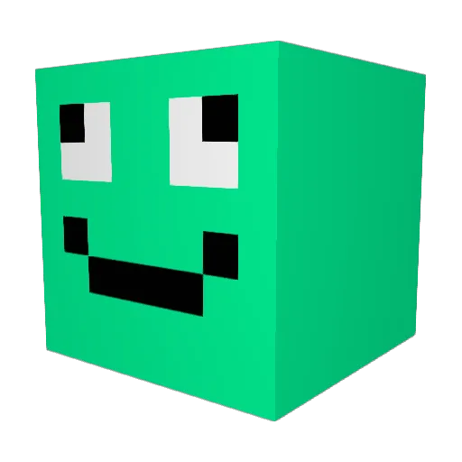 DewyIchor Minecraft avatar head, 3D render