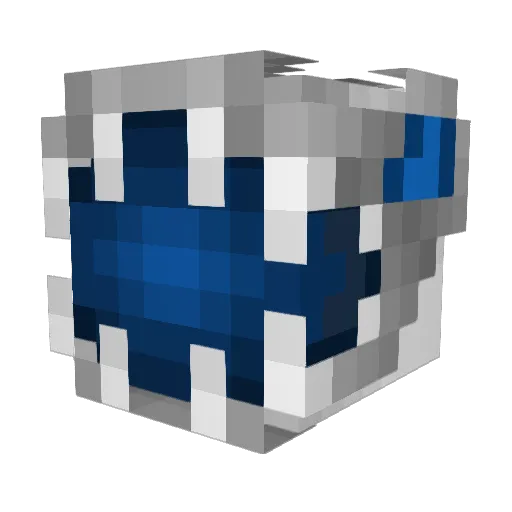 Dex1608 Minecraft avatar head, 3D render