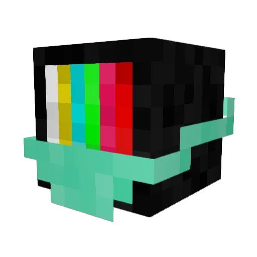 Dex200TV Minecraft avatar head, 3D render