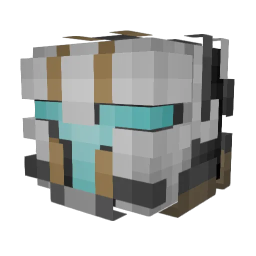 Dex3r__ Minecraft avatar head, 3D render