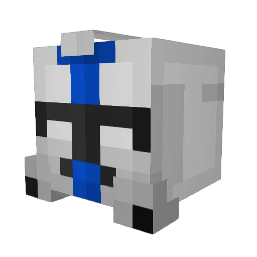 DexRunner Minecraft avatar head, 3D render