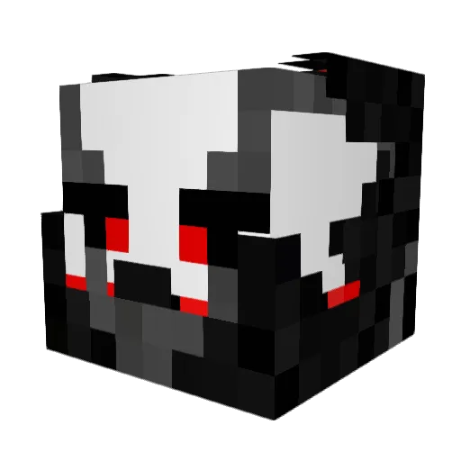 DexTheNinja Minecraft avatar head, 3D render