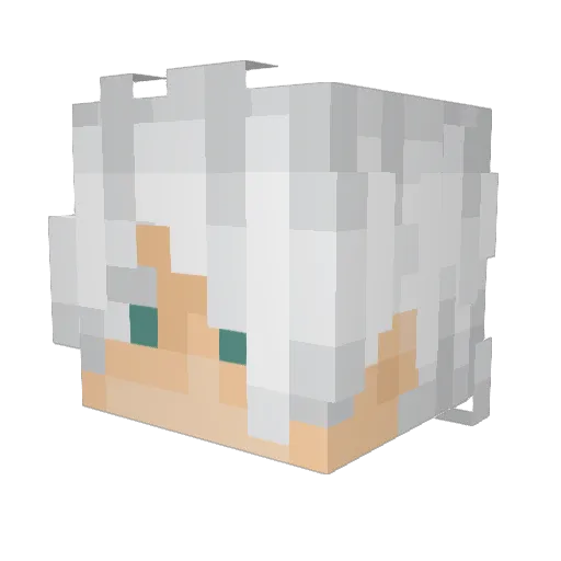 DexWyt Minecraft avatar head, 3D render