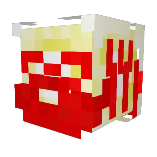 Dex__123 Minecraft avatar head, 3D render