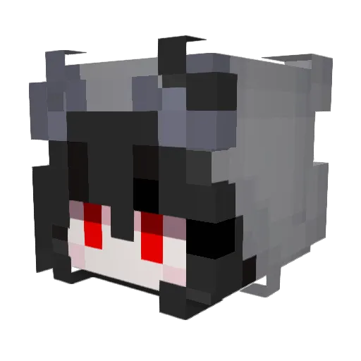 Dexar96 Minecraft avatar head, 3D render