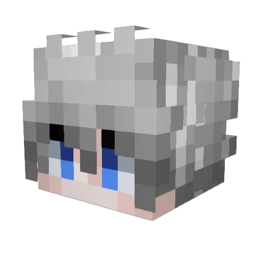 DexasMC Minecraft avatar head, 3D render