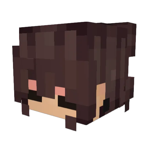 DexerStxr Minecraft avatar head, 3D render