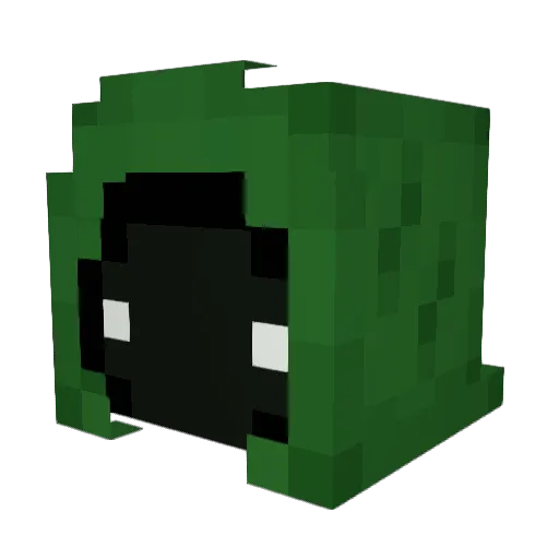 Dexod Minecraft avatar head, 3D render