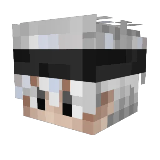 Dexomi Minecraft avatar head, 3D render
