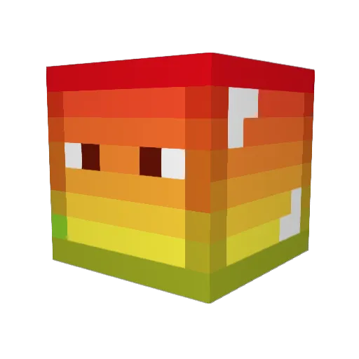 DexterCraft6096 Minecraft avatar head, 3D render
