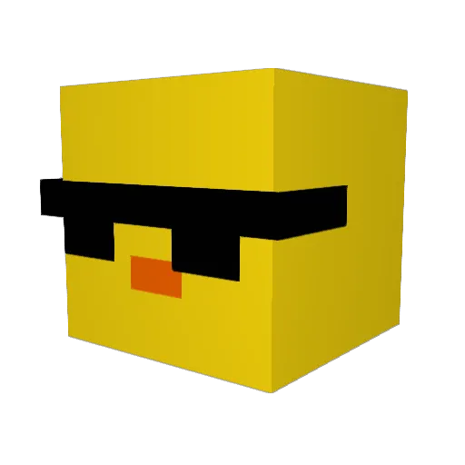DexterTax Minecraft avatar head, 3D render