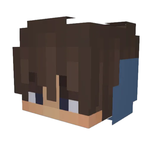 Dexter_The_Pro Minecraft avatar head, 3D render