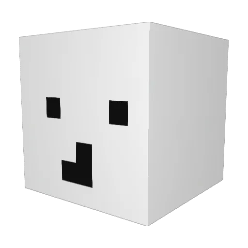 Dexterkarp Minecraft avatar head, 3D render