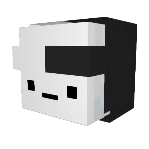 DexternRazer Minecraft avatar head, 3D render