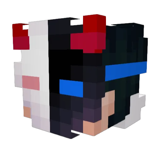 Dexterslayer63 Minecraft avatar head, 3D render