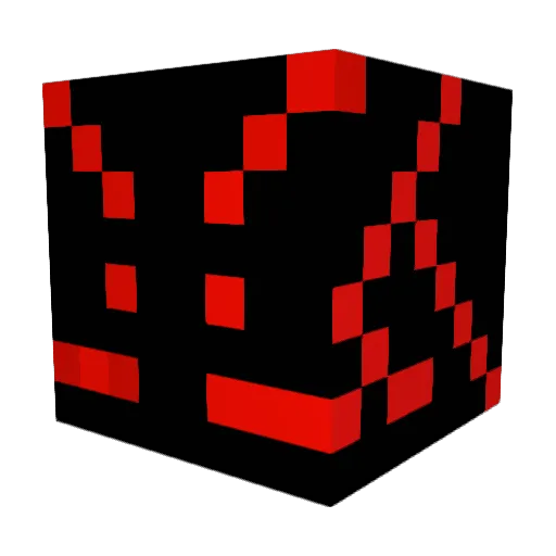 Dextora Minecraft avatar head, 3D render