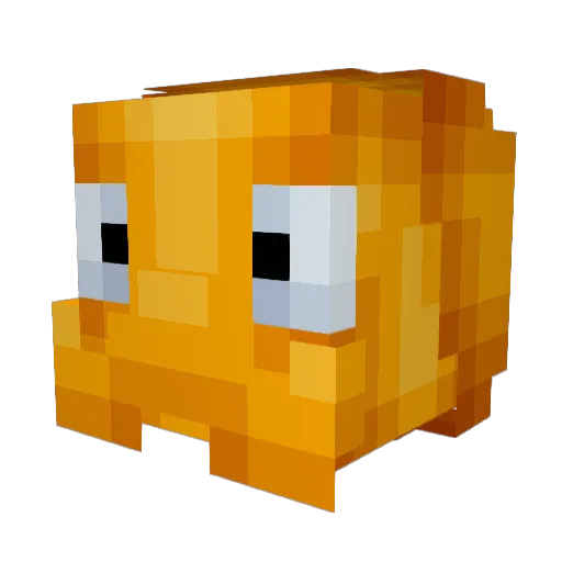Dexus70 Minecraft avatar head, 3D render