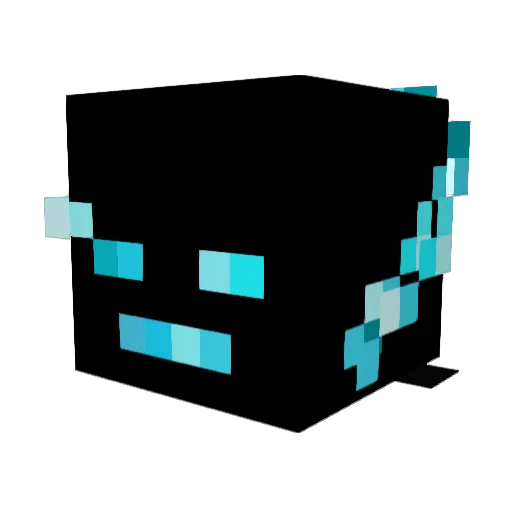 Dexx_8 Minecraft avatar head, 3D render