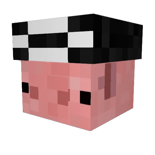DexxySta Minecraft avatar head, 3D render