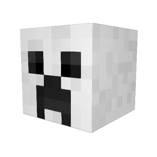 Dexy_46 Minecraft avatar head, 3D render