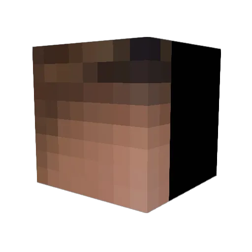 Deyeatinyosauce Minecraft avatar head, 3D render