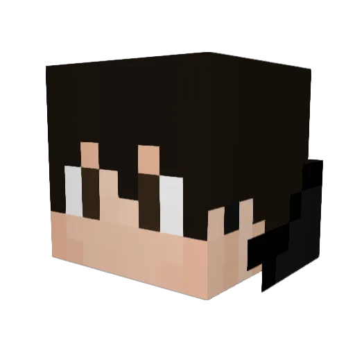 Deykervice Minecraft avatar head, 3D render