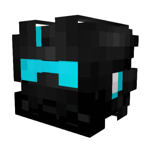 Deykoo Minecraft avatar head, 3D render