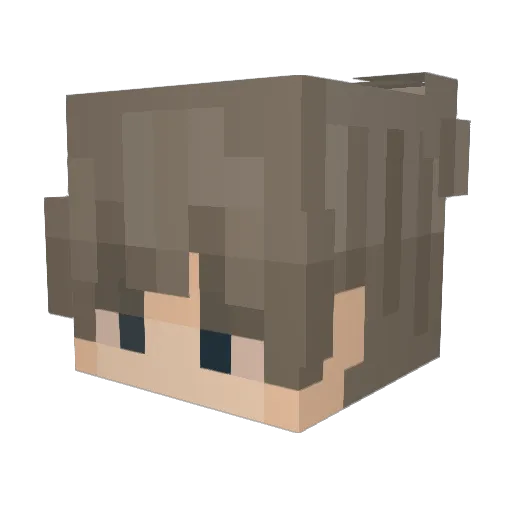 Deymenci Minecraft avatar head, 3D render
