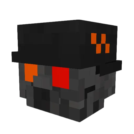 Deymos_4 Minecraft avatar head, 3D render