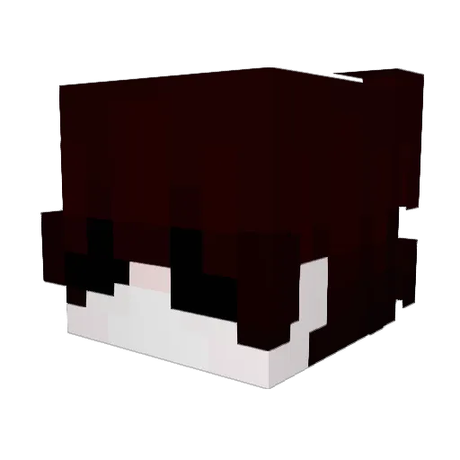 Deyxer Minecraft avatar head, 3D render