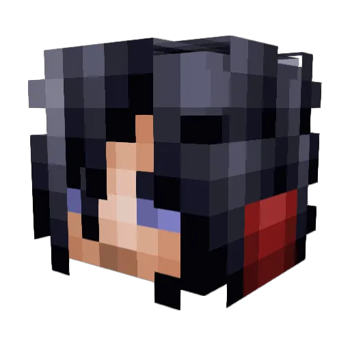 Deyxx Minecraft avatar head, 3D render