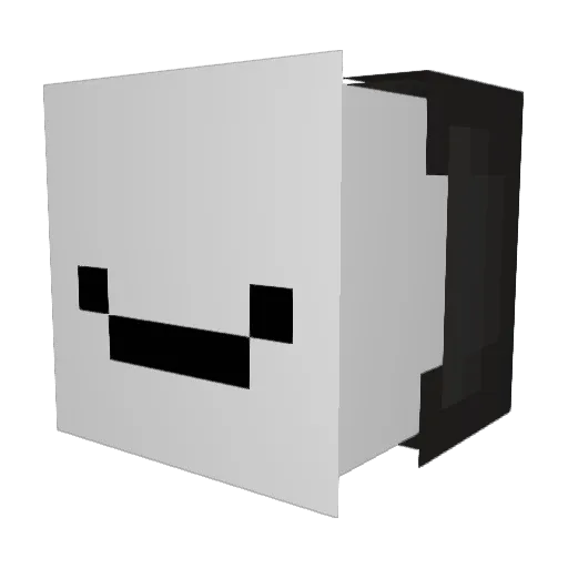 Dez324 Minecraft avatar head, 3D render