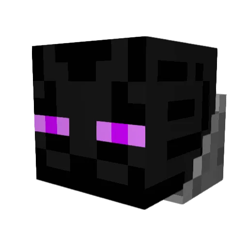 Dez8ter_ Minecraft avatar head, 3D render