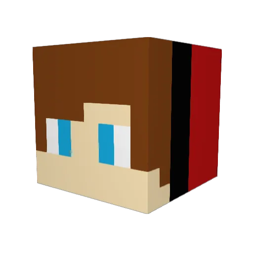 DezEDooz Minecraft avatar head, 3D render