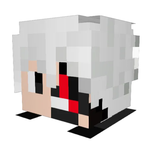 DezVn4 Minecraft avatar head, 3D render