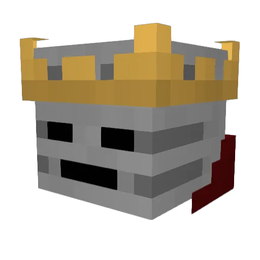 Dezcalyn Minecraft avatar head, 3D render